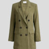 Double-Breasted Linen-Cotton Blazer - Image 2